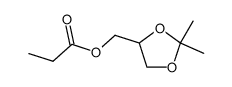 (2,2-dimethyl-1,3-dioxolane-4-yl)methyl n-propanoate Structure