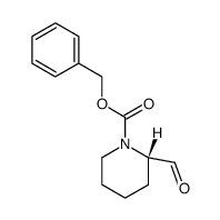 (S)-N-Cbz-piperidine-2-carbaldehyde结构式