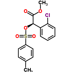 (αR)-2-Chloro-α-[[(4-Methylphenyl)sulfonyl]oxy]benzeneacetic Acid Methyl Ester结构式