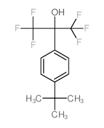 Benzenemethanol,4-(1,1-dimethylethyl)-a,a-bis(trifluoromethyl)- Structure