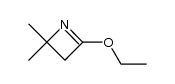 4-ethoxy-2,2-dimethyl-2,3-dihydro-azete Structure