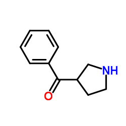 Phenyl(3-pyrrolidinyl)methanone Structure