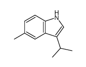 Indole, 3-isopropyl-5-methyl- (8CI)结构式