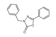 4-benzyl-2-phenyl-Δ2-1,3,4-oxadiazolin-5-one结构式