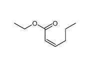 ethyl (Z)-hex-2-enoate结构式