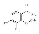 3,4-二羟基-2-甲氧基苯乙酮结构式