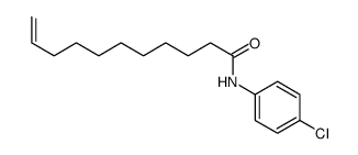 N-(4-chlorophenyl)undec-10-enamide结构式
