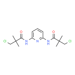 3-CHLORO-N-(6-[(3-CHLORO-2,2-DIMETHYLPROPANOYL)AMINO]-2-PYRIDINYL)-2,2-DIMETHYLPROPANAMIDE Structure