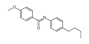 4'-Butyl-4-methoxyazoxybenzene结构式