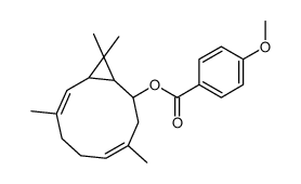 [(2Z,6Z)-3,7,11,11-tetramethyl-9-bicyclo[8.1.0]undeca-2,6-dienyl] 4-methoxybenzoate Structure