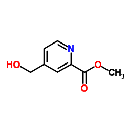 4-(羟甲基)吡啶-2-羧酸甲酯结构式