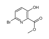 METHYL 6-BROMO-3-HYDROXYPICOLINATE Structure