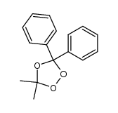3,3-dimethyl-5,5-diphenyl-[1,2,4]trioxolane Structure