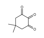 4,4-dimethylcyclohexan-1,2,3-trion结构式