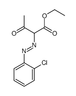 ethyl 2-[(2-chlorophenyl)diazenyl]-3-oxobutanoate结构式