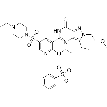 Gisadenafil besylate structure