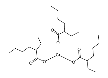 2-乙基己酸铬(III)结构式