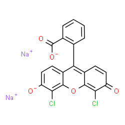 dichlorofluorescein sodium salt Structure