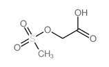 2-methylsulfonyloxyacetic acid结构式