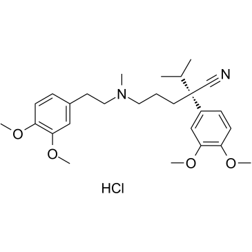 (S)-Verapamil hydrochloride Structure