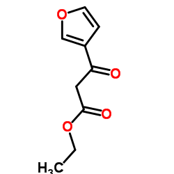 β-氧代-3-呋喃丙酸乙酯结构式
