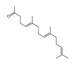 (5Z,9Z)-6,10,14-trimethylpentadeca-5,9,13-trien-2-one结构式