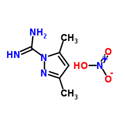 3,5-二甲基吡唑-1-硝酸咪结构式