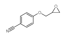 4-(2-环氧乙烷甲氧基)苯甲腈结构式