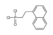 1-(2-dichlorophosphorylethyl)naphthalene结构式