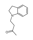 4-(2,3-dihydroindol-1-yl)butan-2-one结构式
