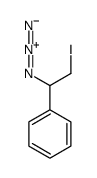 (1-azido-2-iodoethyl)benzene Structure