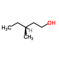(3S)-3-Methyl-1-pentanol Structure