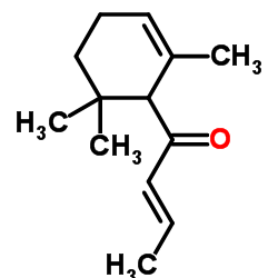 1-(2,6,6-三甲基-2-环己烯-1-基)-2-丁烯-1-酮结构式