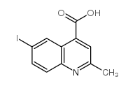 6-iodo-2-methylquinoline-4-carboxylic acid Structure