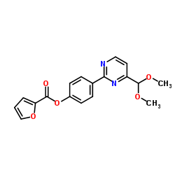4-[4-(Dimethoxymethyl)-2-pyrimidinyl]phenyl 2-furoate结构式
