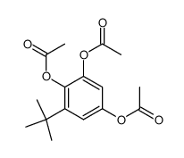 2,3,5-triacetoxy-tert-butylbenzene Structure