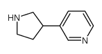 3- 吡啶吡咯烷结构式