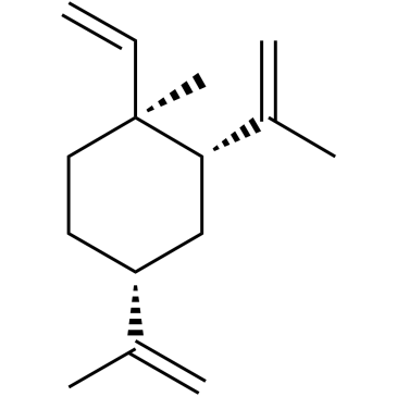 β-榄香烯结构式