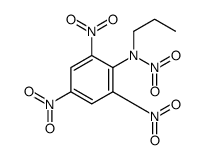 N-propyl-N-(2,4,6-trinitrophenyl)nitramide结构式