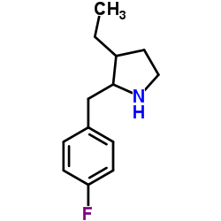 Pyrrolidine, 3-ethyl-2-[(4-fluorophenyl)methyl]- (9CI) picture