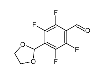 1,2,4,5-tetrafluoro-3-(1,3-dioxol-2-yl)-6-formylbenzene结构式