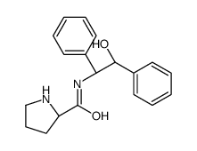 (2S)-N-[(1S,2S)-2-羟基-1,2-二苯乙基]-2-吡咯烷甲酰胺结构式