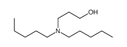 3-(dipentylamino)propan-1-ol结构式