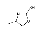 4-methyl-1,3-oxazolidine-2-thione Structure