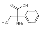 2-AMINO-2-PHENYLBUTYRIC ACID structure