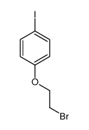 1-(2-bromoethoxy)-4-iodobenzene结构式
