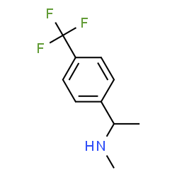 N-甲基-1-(4-(三氟甲基)苯基)乙胺结构式