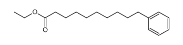 10-Phenyldecanoic acid ethyl ester Structure