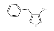 4-苄基-1,2,5-噻二唑-3-醇结构式