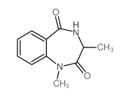 1,3-dimethyl-3,4-dihydro-1H-1,4-benzodiazepine-2,5-dione(SALTDATA: FREE)结构式